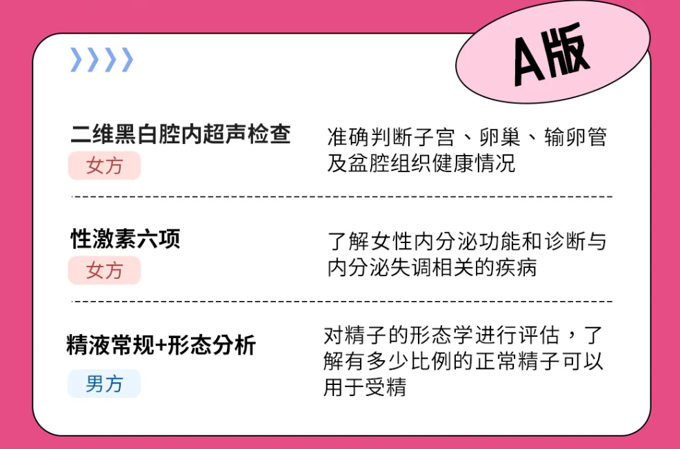 本月为所有育龄夫妇及备孕夫妻，准备了价值520元的生育力评估检查。首次到院即可领取哦。▼